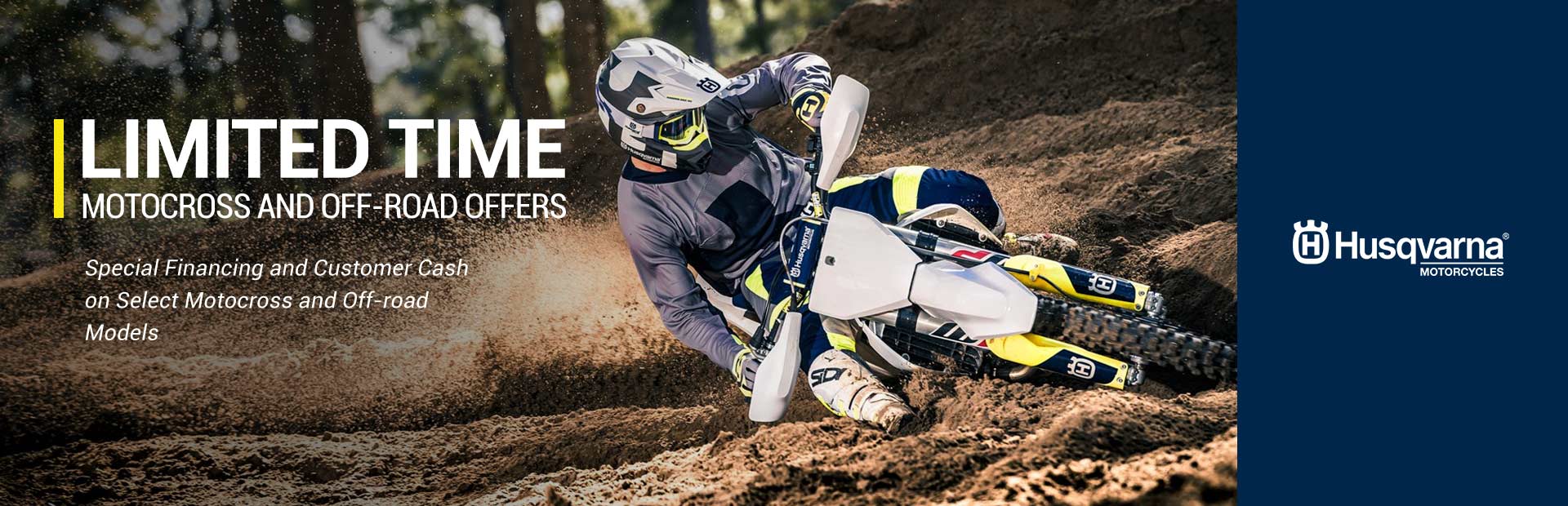 Husqvarna Motorcycles: Limited Time Motocross and Off-Road Offers